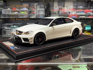 NA 1:18 Benz C63 AMG White Series Limited Resin Model Car Diecast Display Gifts - Bild 1 von 4