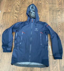 Arc'teryx Theta AR Gore-Tex Pro Shell Jacket in Navy Blue - Size Large