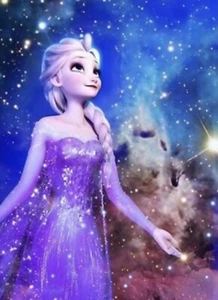 Disney Frozen - Elsa Diamond Art 5D Painting Canvas Kit - DIY Craft - Picture 1 of 3