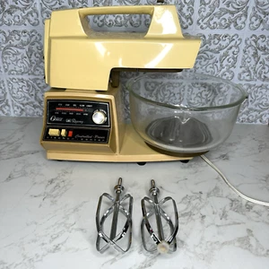 Vintage 1986 Oster Regency Kitchen Center Mixer/Beater & Bowl Tested - Picture 1 of 9