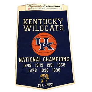 Winning Streak Kentucky Wildcats National Champions Wool Banner - NIP - Picture 1 of 12