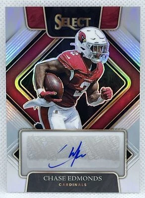 2021 Select Signatures Prizm #SIP-CED Chase Edmonds Autograph /299 - Image 1 of 2