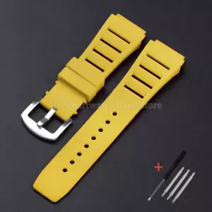 Cinturino Orologio Silicone per Richard Mille RM011 Bracciale 17X21Mm Gomma Impermeabile - Foto 1 di 24
