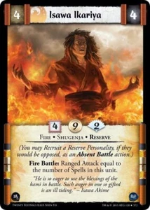 Legend of the Five Rings L5R CCG TF Twenty Festivals Isawa Ikariya - Picture 1 of 1