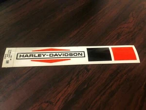 VTG HARLEY AMF DECAL 1966-1971 OEM NOS STICKER BAR FLH SPORTSTER FX SUPERGLIDE - Picture 1 of 4
