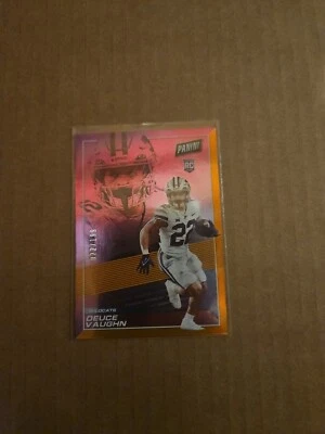2023 Panini Player of the Day Rookie Orange #RC12 Deuce Vaughn RC #22/199 - Image 1 of 2