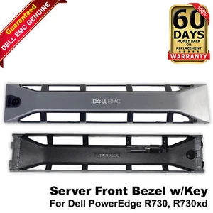 Dell EMC PowerEdge R520 R530 R720xd R730 R820 2HE Server Frontblende mit Schlüssel DD0W1 - Bild 1 von 5