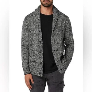 Bloomingdales Shawl Collar Cardigan Knit 100% Linen L - Picture 1 of 11