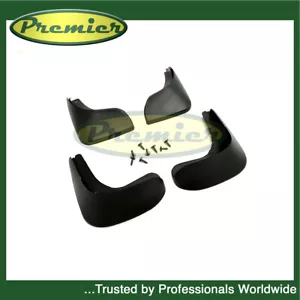Tailored Mud Flaps Set of 4 For Volkswagen Polo Saloon & H/B 2004-2010 Premier - Picture 1 of 8