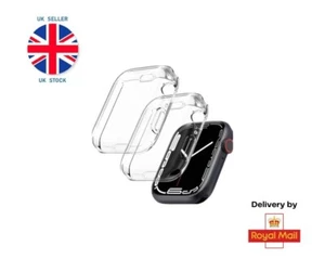 Do Apple Watch Series 7/8 - Pełny ekran Futerał ochronny Cover - Przezroczysty - Zdjęcie 1 z 6