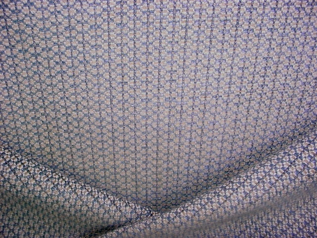 Tecido de estofamento 5-1/8Y Colefax & Fowler F4681 Laurie denim azul treliça pequena - Imagem 1 de 4
