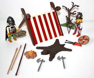PLAYMOBIL 3157 TENTE CAMPEMENT VIKINGS 100 % COMPLET - Imagen 1 de 1