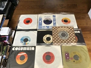 Ten (10) JukeBox 45's Sting O’Jays The Commodores Billy Joel Springsteen  - Picture 1 of 4