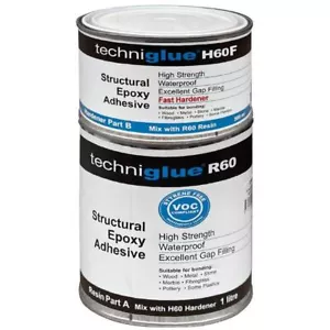 Techniglue R60 / H60F Pack 1.5Ltr (Resin 1Ltr / Fast Hardener 500ml) - Picture 1 of 1