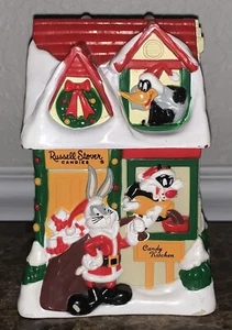 Russell Stover Warner Brothers Candy 1997 Navidad Looney Tunes Banco De Colección - Imagen 1 de 4