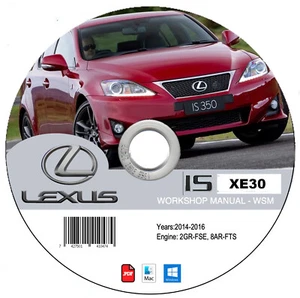 Lexus IS (XE30)  2014-2016 manuale officina su cd - Foto 1 di 6