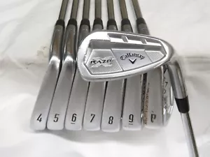 Gebrauchter Callaway Razr X Forged Eisensatz 4-PW,AW Dynamic Gold SL S300 Steifstahl - Bild 1 von 9