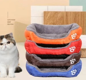 HOT Hundebett Hundekissen Haustierbett Hundekorb Tierbett Hundesofa Katzenbett - Bild 1 von 10