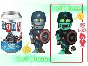 Funko Soda What If Zombie Captain America Sealed Case W GLOW in the Dark CHASE - Bild 1 von 4