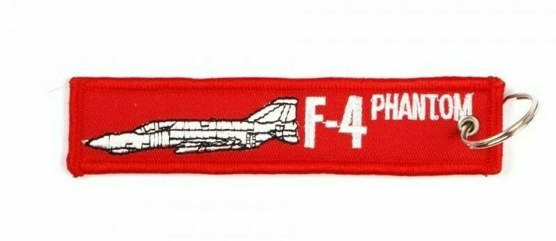 FERROMIL Schlüsselanhänger Kampfjet F-4 Phantom Airforce US Army Key Ring Pilots