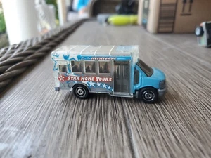 Matchbox Blue Clear GMC School Bus 1:64 Scale Diecast Mattel - Picture 1 of 6