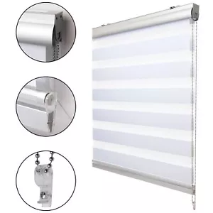 Doppelrollo Rollo Seitenzugrollo Fensterrollo Klemmrollo Duo Kassettenrollo Alu - Bild 1 von 26