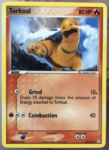 2006 Pokémon TCG Torkoal EX Holon Phantoms 33/110 Non-Holo Rare - Picture 1 of 4