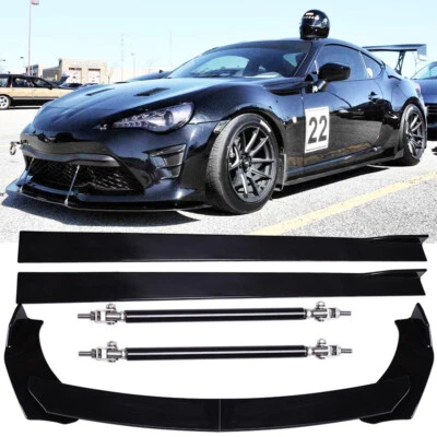 Front Bumper Lip Spoiler Splitter /Strut Rod/Side Skirt For Scion FR-S 2013-2016 Foto 1 de 4