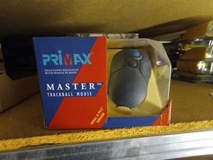 PRIMAX Master Trackball Mouse NEW Boxed PS/2 Serial Vintage Ergonomic Rare - Picture 1 of 1