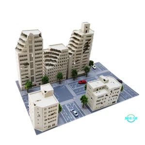 1/300 Scale Outland Model City Railway Layout Modern Office Building Scene Model - Picture 1 of 47