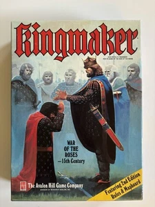 Kingmaker War Of The Roses Avalon Hill Board Game 2nd Edition - Picture 1 of 12