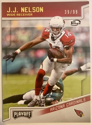 2018 Panini Playoff - J.J. Nelson #5 1st Down /99 - Image 1 of 2