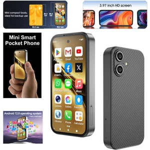 Smartphone globale 4G LTE MINI Android 12 cellulare tascabile piccolo cellulare UNIWA - Foto 1 di 22