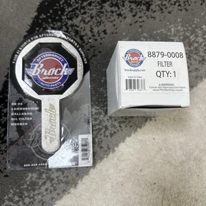 Oil Filter w/ Wrench Tool Set Kit fits 2004-2008 Lamborghini Gallardo 07L115561C - Picture 1 of 6