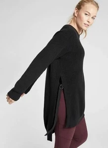 Maglione tunica Athleta West End nero M - Foto 1 di 13