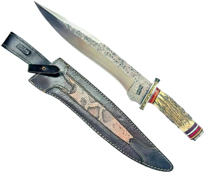 IMPACT CUTLERY CUSTOM MADE Handcrafted HUGE Bowie 21" Knife RARE Handmade Knives - Image 1 of 4