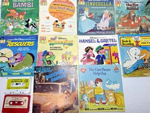 VINTAGE 12PC LOT OF CHILDRENS READING BOOKS & TAPES DISNEY DUKES OF HAZZARD (X) - Picture 1 of 7