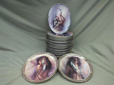 Lot of Vintage Lee Bogle Native Beauty Bradford Exchange Plates $10/ea