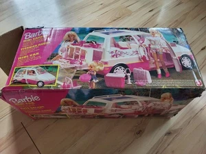 Barbie Camper Picnic Car Mini Van Ref 13185 Mattel 1995 Retro Vintage - Bild 1 von 18