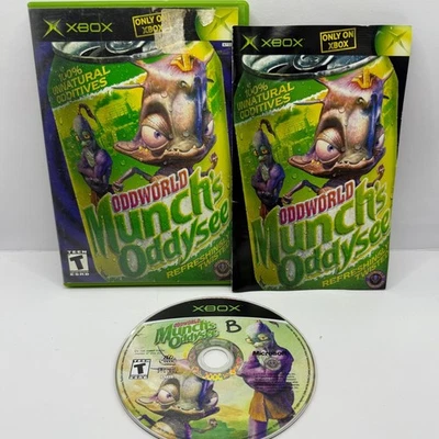 Oddworld Munchs Oddysee Original Xbox CIB Tested - Image 1 of 3
