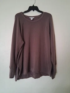 Athleta Womens Sweater Womens Size 1X Maroon Long Sleeve Sweatshirt A7 - Picture 1 of 9