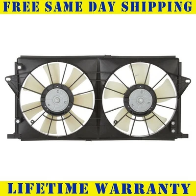New Radiator Condenser Fan Assembly For 2006-2011 Cadillac DTS 4.6L - Image 1 of 4