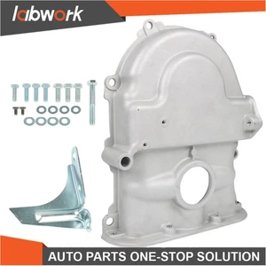 Labwork Silver Big Block Satin Timing Cover For Ford FE Mercury 360 390 427 428 - Picture 1 of 10