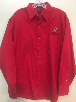 2007 Tostitos Ohio State National Champ Button Shirt L 16-1/2 - Image 1 of 4
