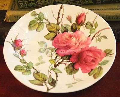 PLATILLO INGLÉS ROSE ROY KIRKHAM REPOLLO ROSAS INGLATERRA ROSA INGLESA 1992 6,5" CON Foto 1 de 4