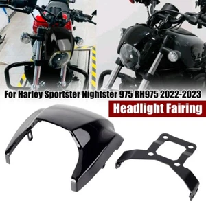 For Harley Nightster 975 RH975 Headlight Fairing Cover Front Cowl Kits 2022-2023 - Picture 1 of 9