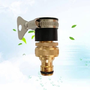 1/2 & 3/4 Zoll Messing Wasserhahn Adapter Waschmaschine Schlauch Armaturen Küche - Bild 1 von 11