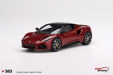 TopSpeed Lotus Emira 2021 1:18 Voiture Miniature - Magma Red (TS0383)