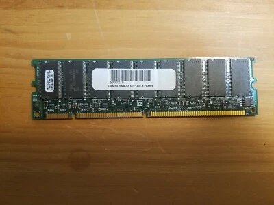 MT18LSDT1672AG-10BD2 128 MB SDRAM PC100-323-620 Memory - Image 1 of 2