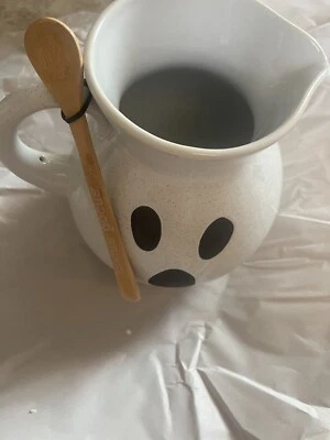 Halloween Ghost Drink Juice Pitcher With Hocus Pocus Spoon - Image 1 of 2